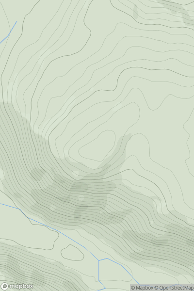 Thumbnail image for Y Drum [South-West Wales] showing contour plot for surrounding peak